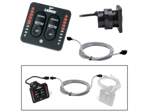 Lenco Flybridge Kit f/ LED Indicator Key Pad f/All-In-One Integrated Tactile Switch - 20' - Image 2