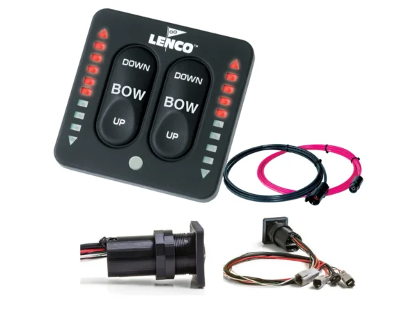 Lenco LED Indicator Integrated Tactile Switch Kit w/Pigtail f/Dual Actuator Systems - Image 2