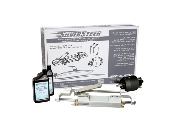 Uflex SilverSteer™ 2.0 High-Performance Front Mount Outboard Hydraulic Steering System - 1500PSI FM V2 - Image 2