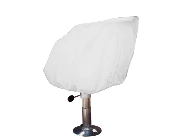 Taylor Made Helm/Bucket/Fixed Back Boat Seat Cover - Vinyl White - Image 2