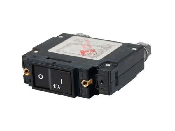Blue Sea 7542 C-Series Flat Rocker Circuit Breaker - Single Pole - 15A - Image 2