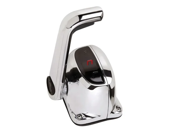 Uflex Single Lever Top Mount Control w/Neutral Lock - No Trim Switch - Chrome - Image 2