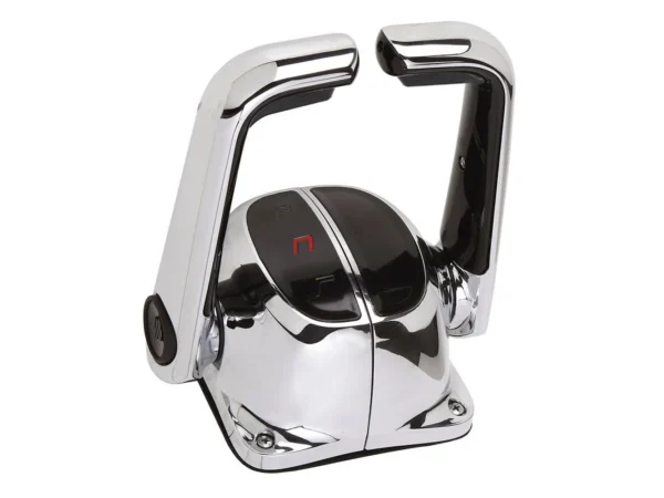 Uflex Twin Lever Top Mount Control w/Neutral Lock - No Trim Switch - Chrome - Image 2