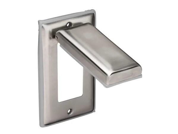 Marinco Stainless Steel Cover w/Lift Lid f/GFCI Receptacle - Image 2