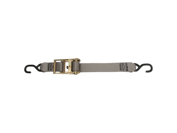 CargoBuckle Multipurpose Ratchet Strap Tie-Down w/S-Hooks - 2" x 15' - Image 2