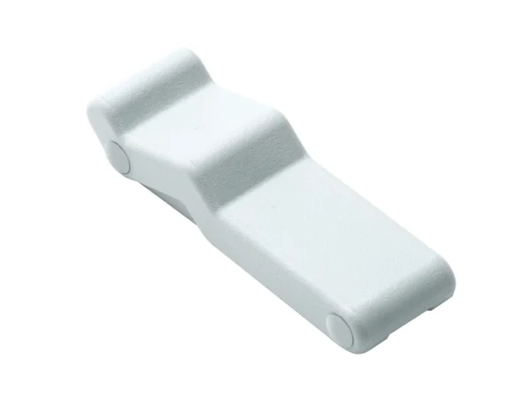 Southco Concealed Soft Draw Latch w/Keeper - White Rubber - Image 2