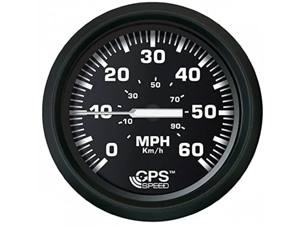 Faria Euro Black 4" Speedometer 60MPH (GPS) - Image 2