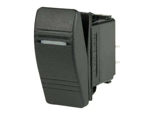 BEP DPST Contura Switch - 1-Amber LED - OFF/ON - Image 2