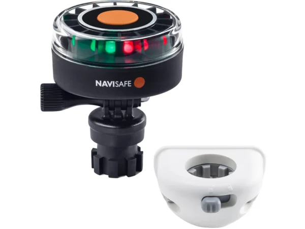 Navisafe Navilight 2NM Tricolor w/Navimount Base & Vertical Mount - White - Image 2