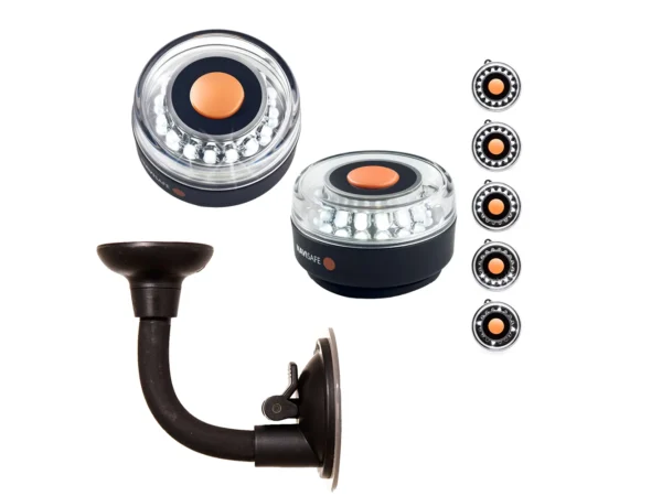 Navisafe Portable Navilight 360° 2NM - White w/Bendable Suction Cup Mount - Image 2