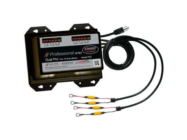 Dual Pro Professional Series Battery Charger - 30A - 2-15A-Banks - 12V/24V - Image 2