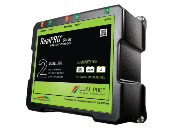 Dual Pro RealPRO Series Battery Charger - 12A - 2-6A-Banks - 12V/24V - Image 2