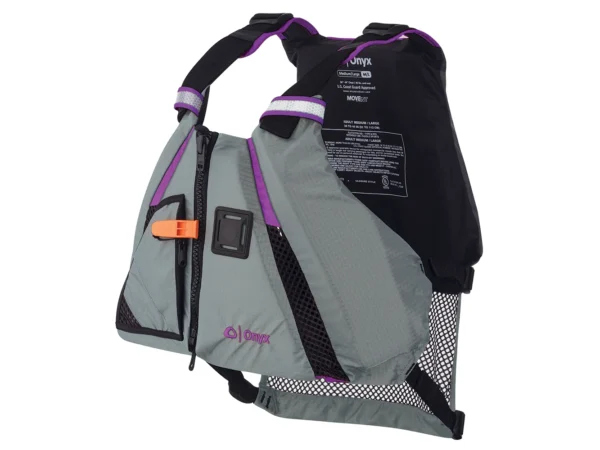 Onyx MoveVent Dynamic Paddle Sports Vest - Purple/Grey - M/L - Image 2