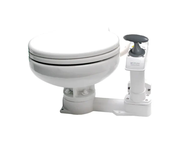 Johnson Pump AquaT Manual Marine Toilet - Super Compact - Image 2