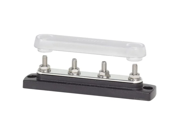 Blue Sea 2307 Common 150A BusBar - (4) 1/4"-20 Studs w/Cover - Image 2