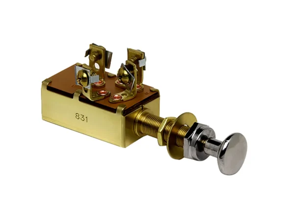 Cole Hersee Push Pull Switch SPDT Off-On1-On2 4 Screw - Image 2