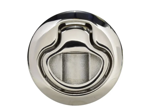 Southco Flush Pull Latch Pull to Open - Non-Locking - Polished Stainless Steel - Image 2