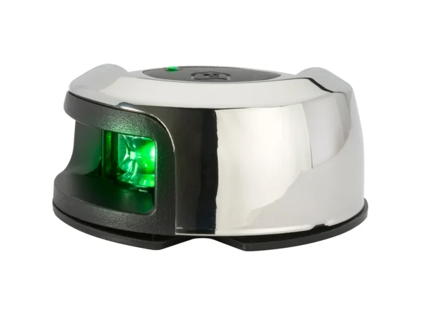 Attwood LightArmor Deck Mount Navigation Light - Stainless Steel - Starboard (green) - 2NM - Image 3