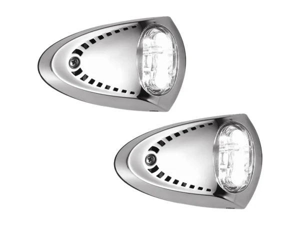 Attwood LED Docking Lights - Stainless Steel - White LED - Pair - Image 2