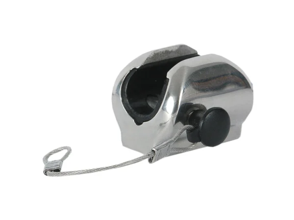 TACO Flat Deck Hinge w/Pin & Lanyard - Fits 7/8" Tube - Image 2