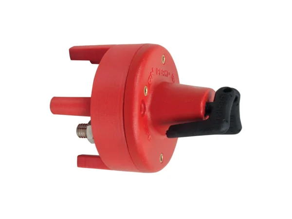 Perko Dual Battery Switch w/Mounting Ring & Legs - Bulkhead Mount - Image 2