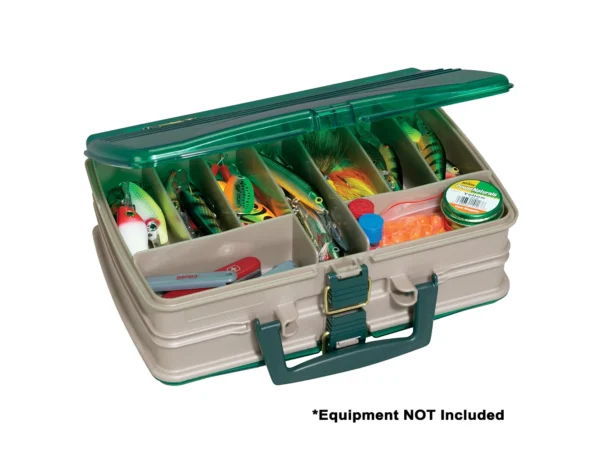 Plano Double-Sided 20-Compartment Satchel - Sandstone/Green - Image 2