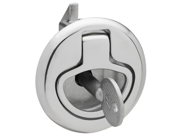Whitecap Slam Latch Stainless Steel Locking Ring Pull - Image 2