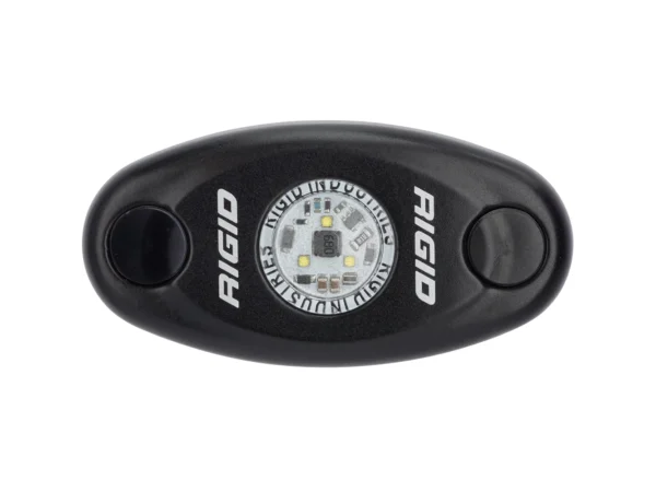RIGID Industries A-Series Black Low Power LED Light - Single - Cool White - Image 4
