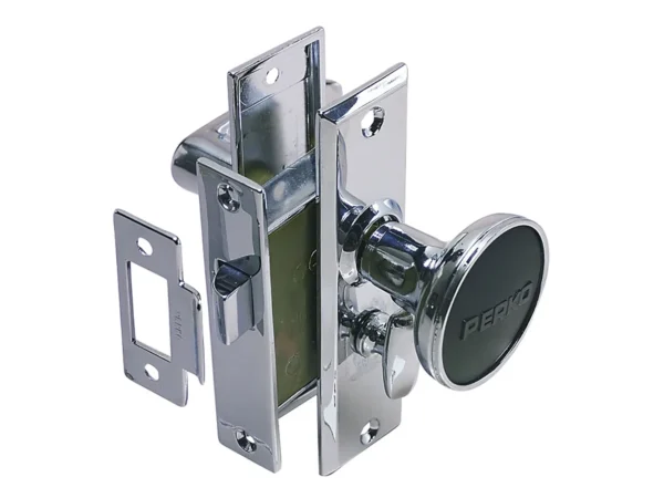 Perko Mortise Latch Set w/Turn Button - Image 3