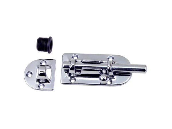 Perko Chrome Barrel Bolt - 4" - Image 2