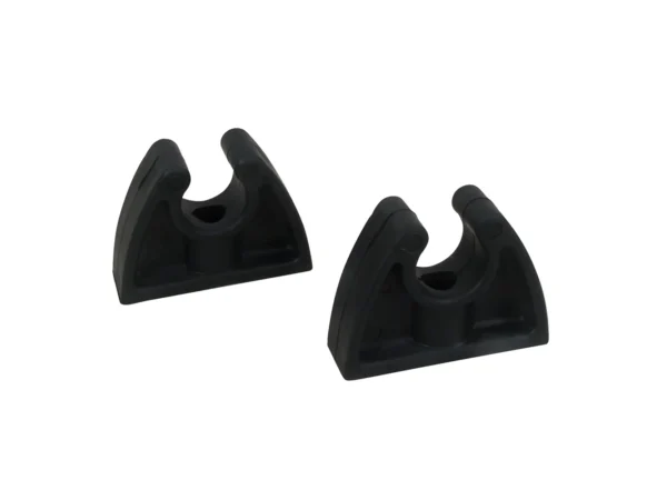 Perko Pole Storage Clips - Black - Pair - Image 3