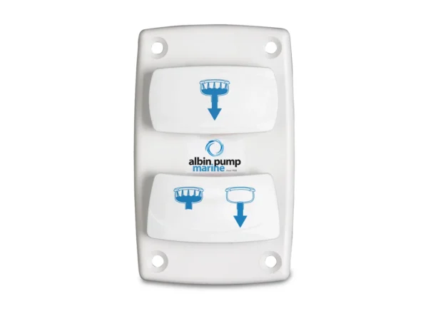 Albin Group Marine Control Silent Electric Toilet Rocker Switch - Image 2