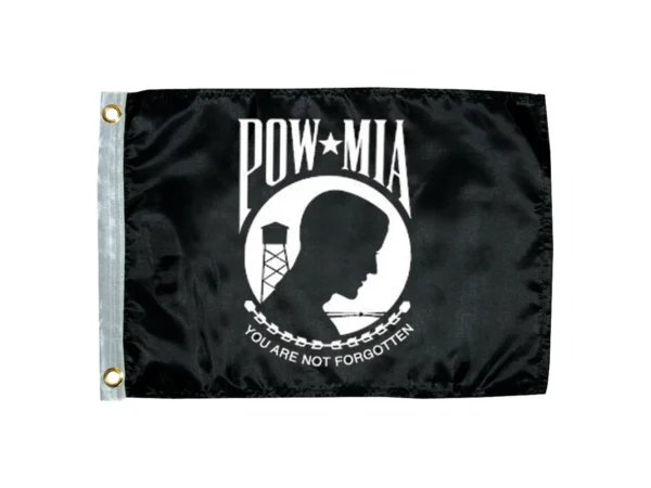Taylor Made POW MIA Flag 12" x 18" - Image 2