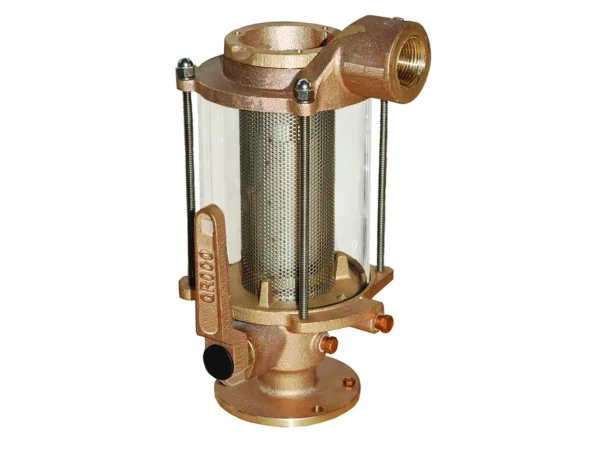 GROCO 1-1/4" Ball Valve/Seacock & Raw Water Strainer Combo - Image 2