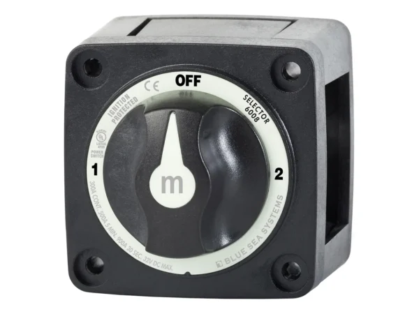 Blue Sea 6008200 m-Series Selector 3 Position Battery Switch - Black - Image 4