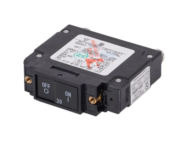 Blue Sea 7458 UL-489 Circuit Breaker - 30A Flat Rocker - Image 2