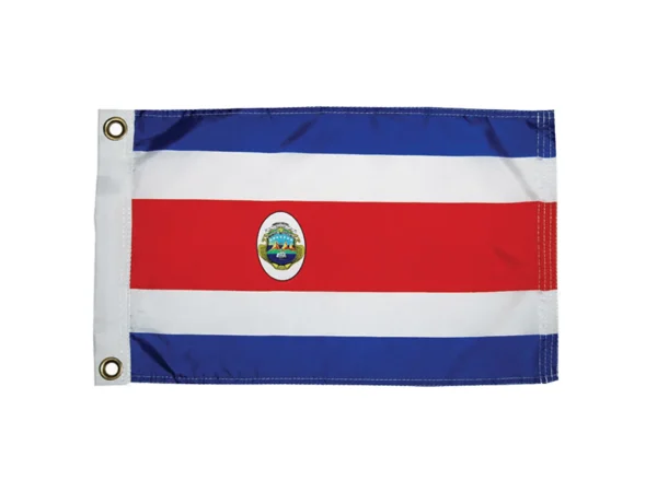 Taylor Made Costa Rican Nylon Flag 12" x 18" - Image 2