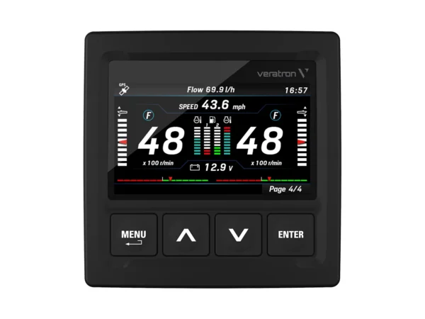 Veratron OceanLink® 4.3" NMEA 2000® Certified TFT Gateway - Black - Image 2