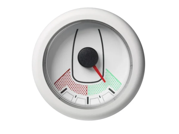 Veratron 52MM (2-1/16") OceanLink Rudder Angle Gauge - Left/Right - White Dial & Bezel - Image 2