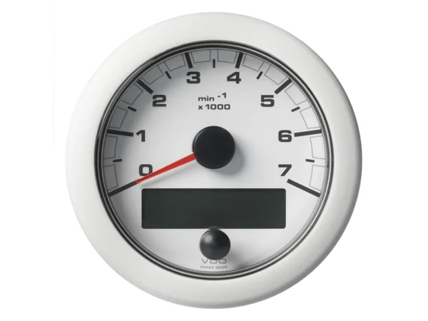 Veratron 3-3/8" (85MM) OceanLink® NMEA 2000® Tachometer - 7000 RPM - White Dial & Bezel - Image 2