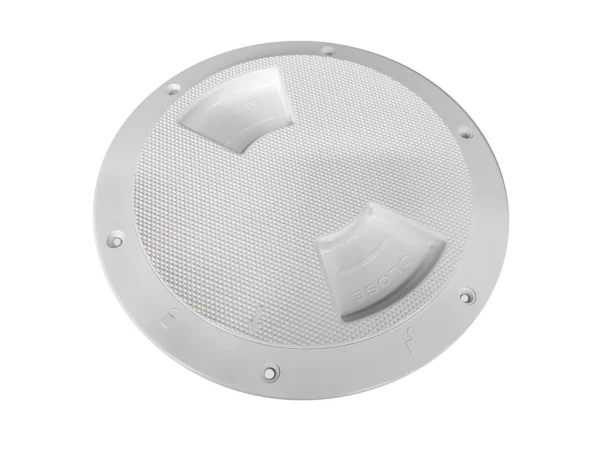 Sea-Dog Textured Quarter Turn Deck Plate - White - 5" - Image 2