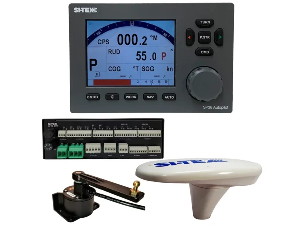 SI-TEX SP38-18 Autopilot Core Pack Including Compact GPS Compass & RotaryFeedback, No Pump - Image 2