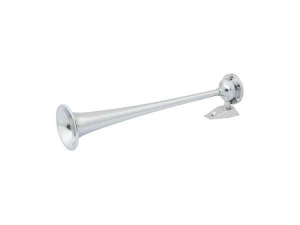 Marinco 24V Chrome Plated Single Trumpet Air Horn - Image 2