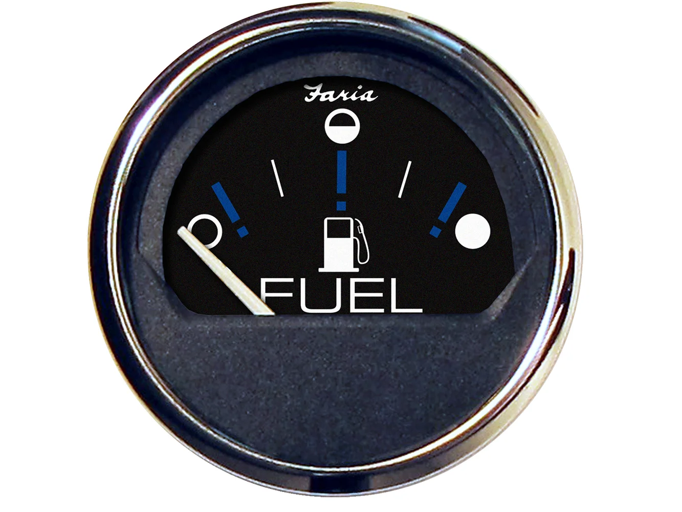 Faria Chesapeake Black 2" Fuel Level Gauge (Metric) - Image 4