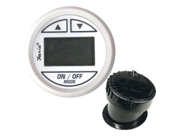 Faria Dress White 2" Depth Sounder w/In-Hull Transducer - Image 2