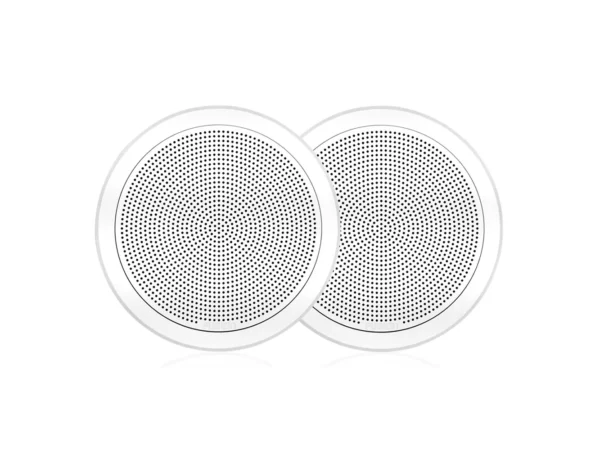 Fusion FM-F65RW FM Series 6.5" Flush Mount Round Marine Speakers - White Grill - 120W - Image 5