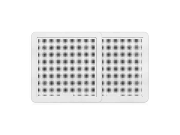 Fusion FM-65SW FM Series 6.5" 120 Flush Mount Square Marine Speakers - White Grill - 120W - Image 5
