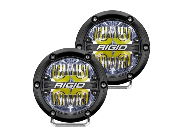 RIGID Industries 360-Series 4" LED Off-Road Fog Light Drive Beam w/White Backlight - Black Housing - Image 3