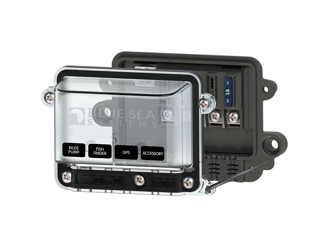 Blue Sea 5056 ST-Blade Water Resistant Fuse Block w/Cover - Image 2