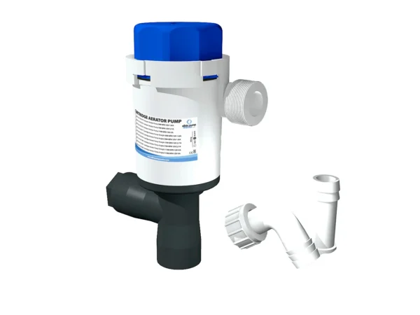 Albin Group Twinport Aerator Pump - 1100 GPH - 12V - Image 2